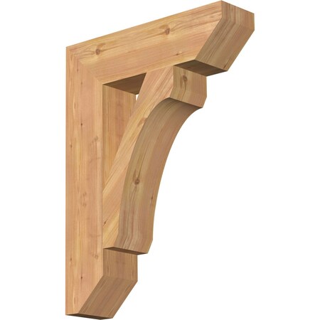 Ekena Millwork Legacy Slat Smooth Bracket, Western Red Cedar, 5 1/2"W x 22"D x 30"H BKT06X22X30LEC06SWR